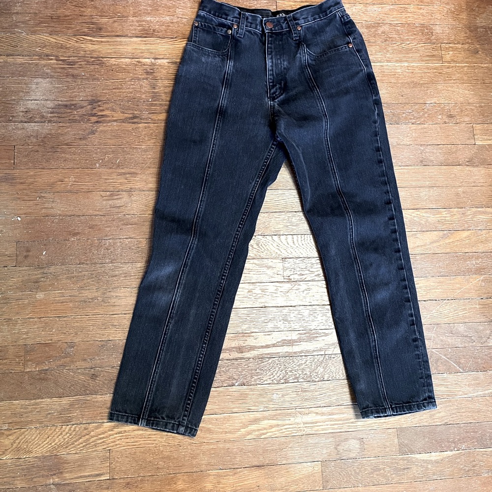 Esby Washed Black Denim Jeans